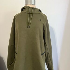Gymshark Khaki Hoodie for Men